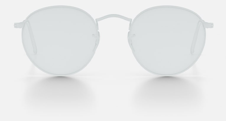 ray ban white glasses