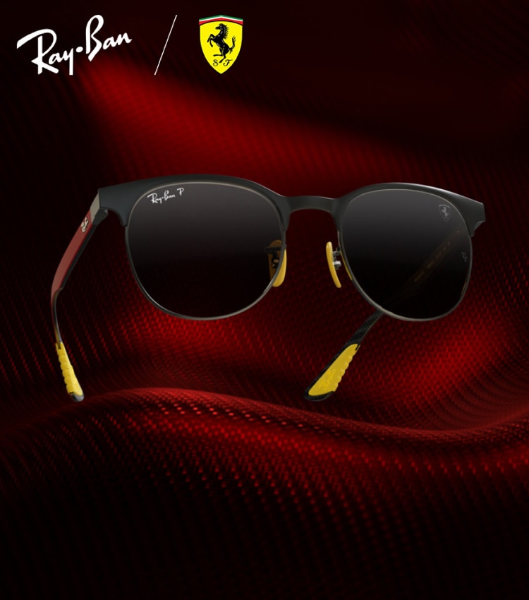 Ray-Ban Releases Five New Men's Sunglasses with Scuderia Ferrari