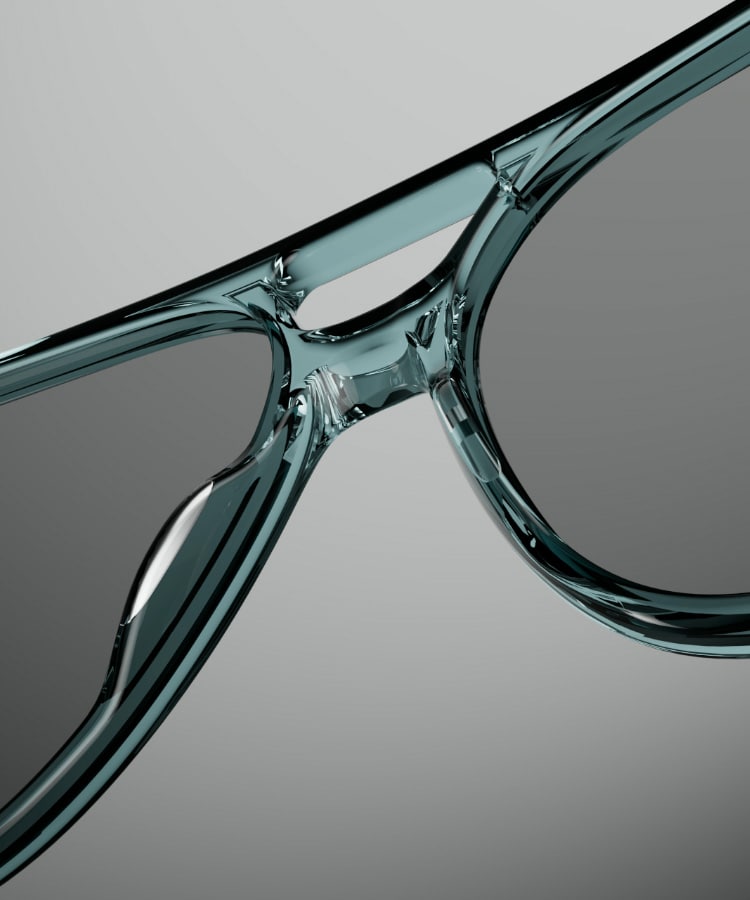 サングラス+メガネ RayBan BILL BIO-BASED EARTH DAY LIMITED BILL BIO-BASED EARTH DAY LIMITED Sunglasses in Transparent Blue