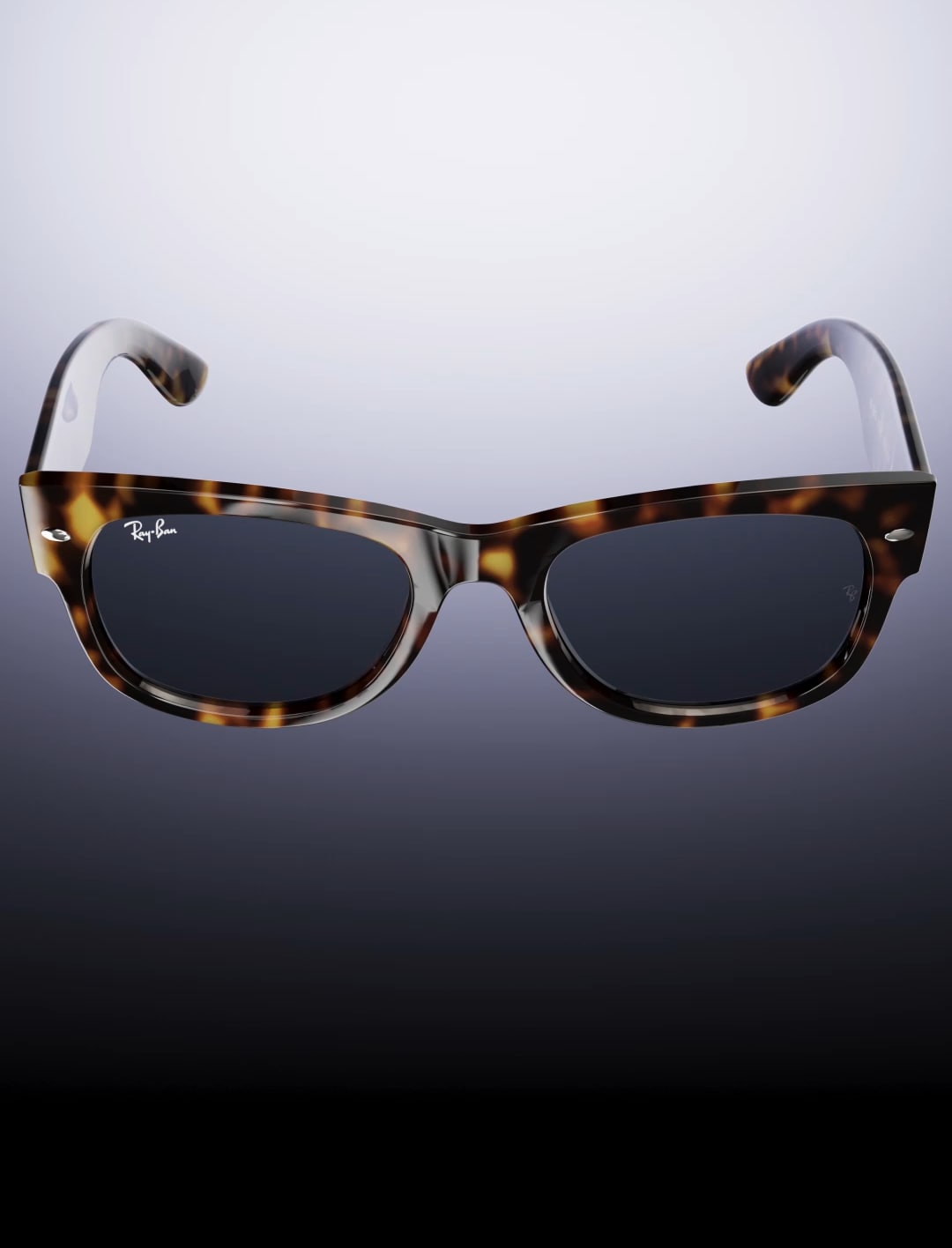 MEGA WAYFARER II Sunglasses in Black and Green - RB0832S | Ray-Ban® US