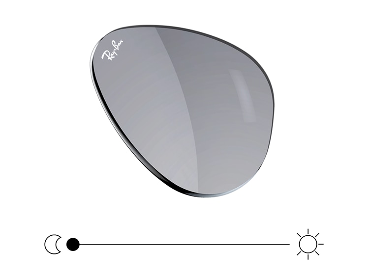 WAYFARER OVAL CHANGE TRANSITIONS® Sunglasses in Photo Waves Grey