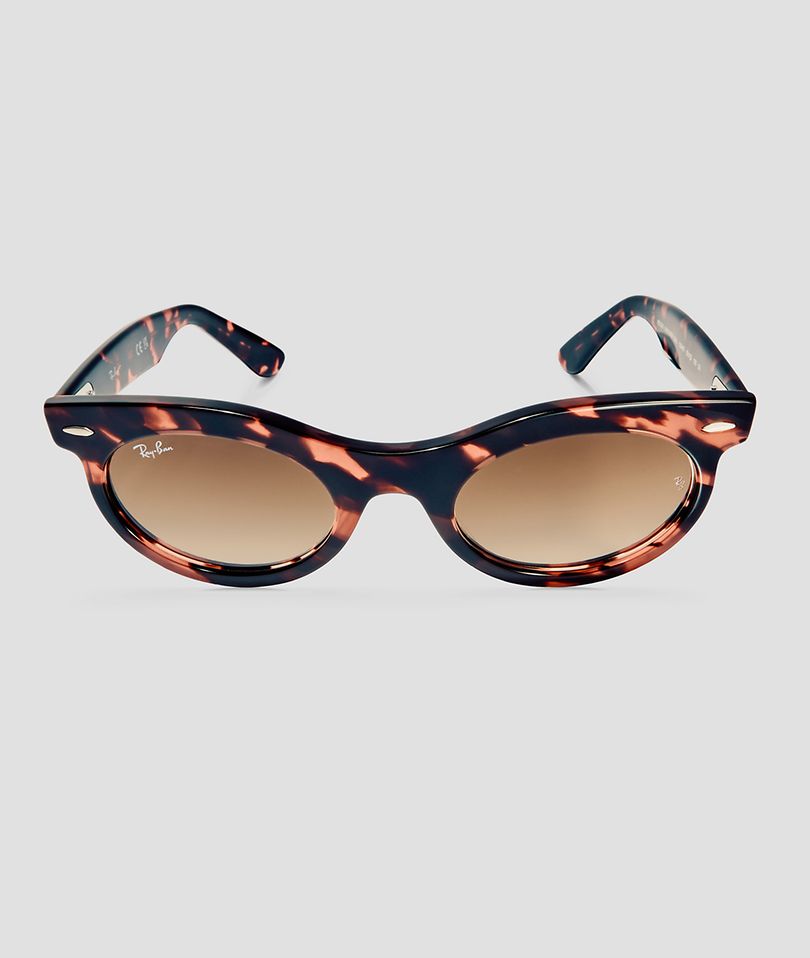 Dolce and Gabbana faux tortoiseshell sunglasses, Silver tone logo - Ruby  Lane