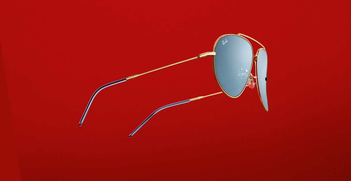 Óculos de Sol AVIATOR REVERSE em Preto e Prata - RBR0101S Óculos de Sol AVIATOR REVERSE em Preto e Prata - RBR0101S