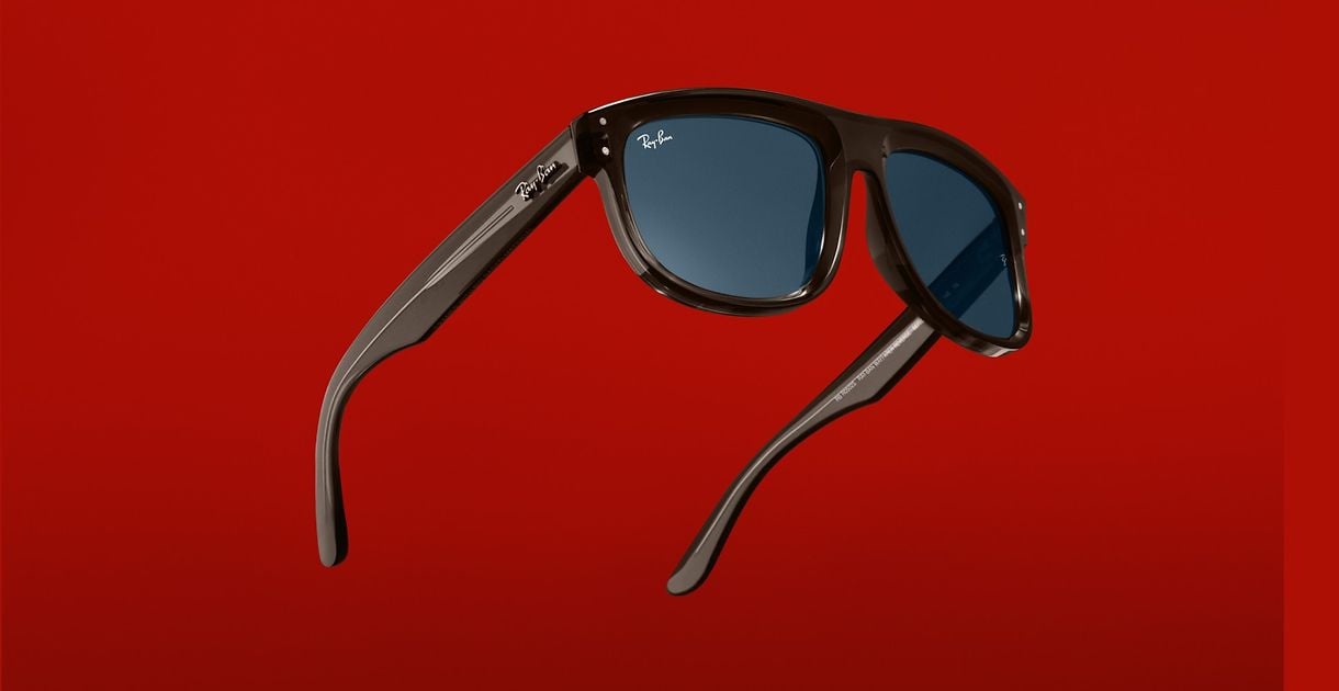Óculos de Sol BOYFRIEND REVERSE em Marrom-claro transparente e