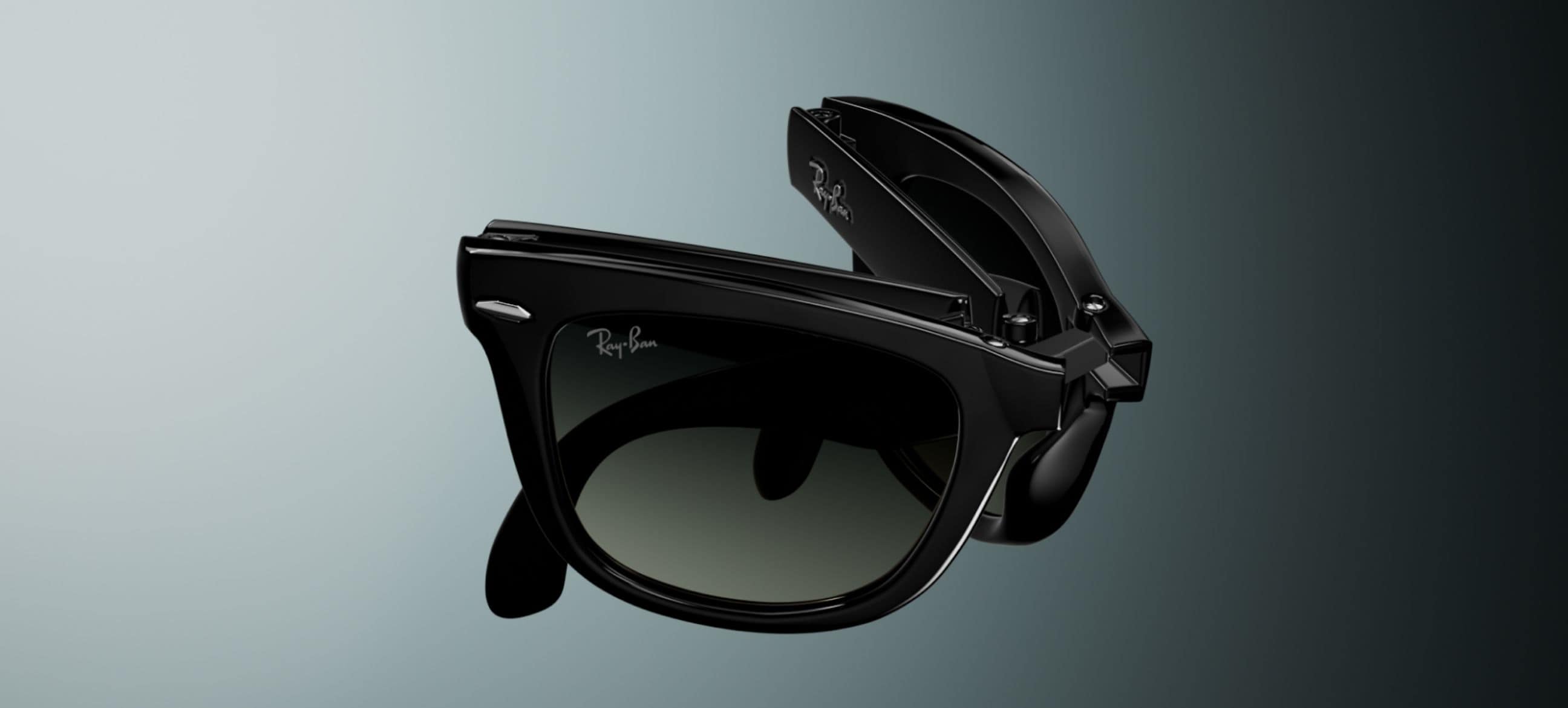 WAYFARER FOLDING CLASSIC X THE ONES Sunglasses in Black and