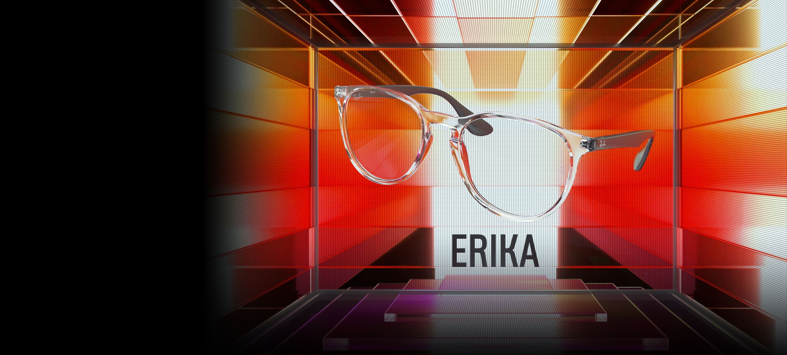 ERIKA OPTICS EXCLUSIVE Eyeglasses with Transparent Frame - RB7046