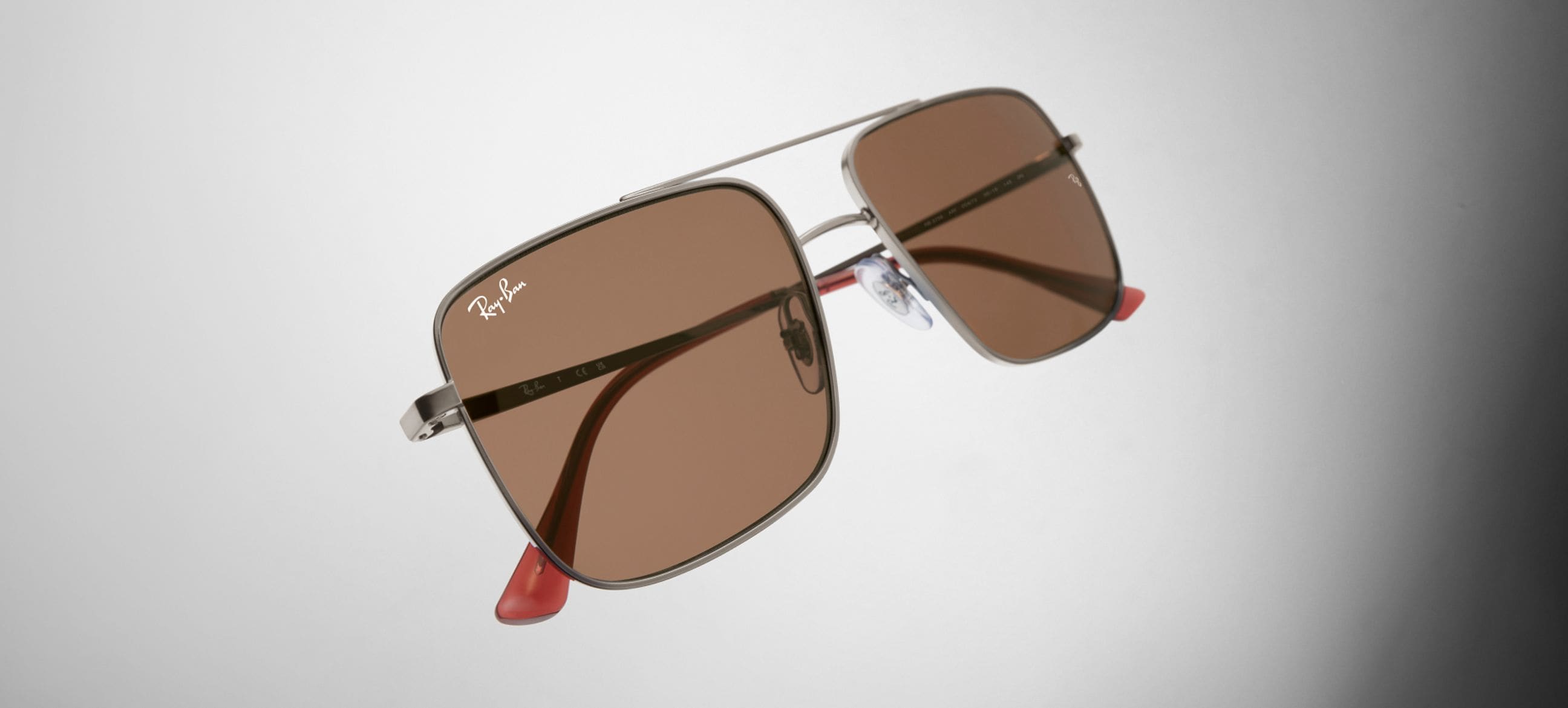 ARI BIO-BASED LIMITED Sunglasses in Gunmetal and Dark Brown (56-16
