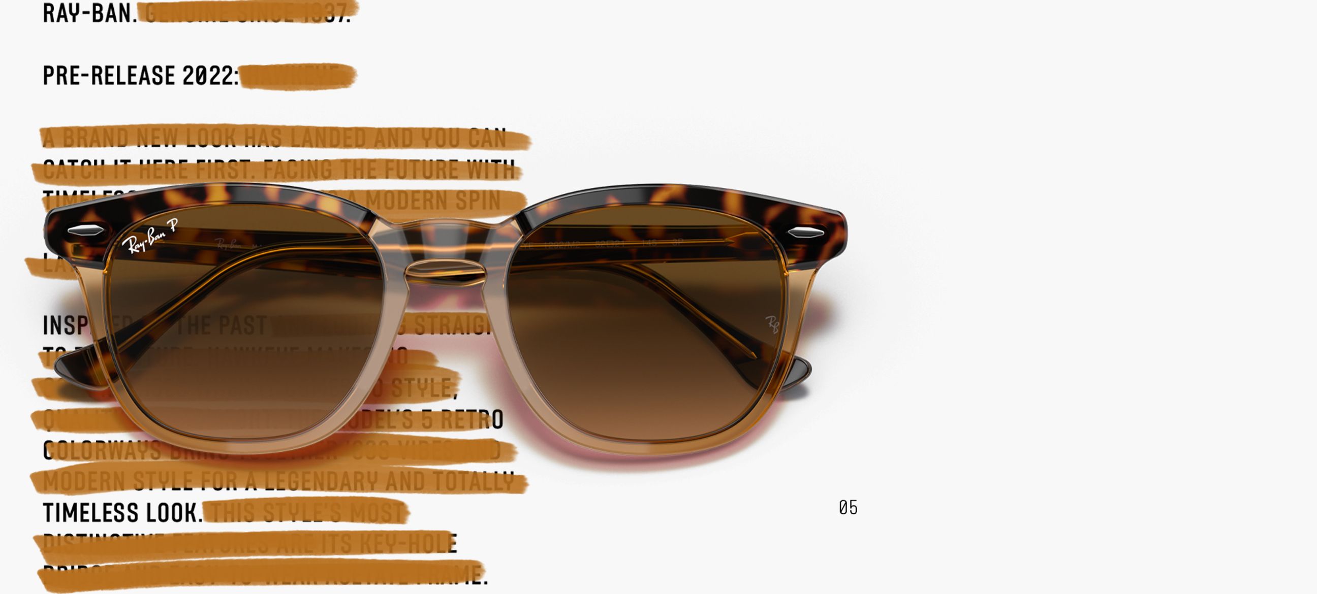 Hawkeye Occhiali da Sole Nero in Verde | Ray-Ban®
