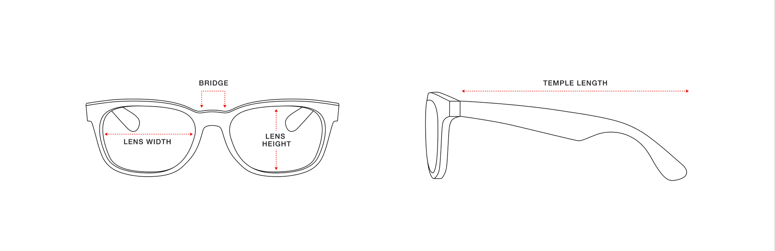 Aprender acerca 87+ imagen ray ban lens size