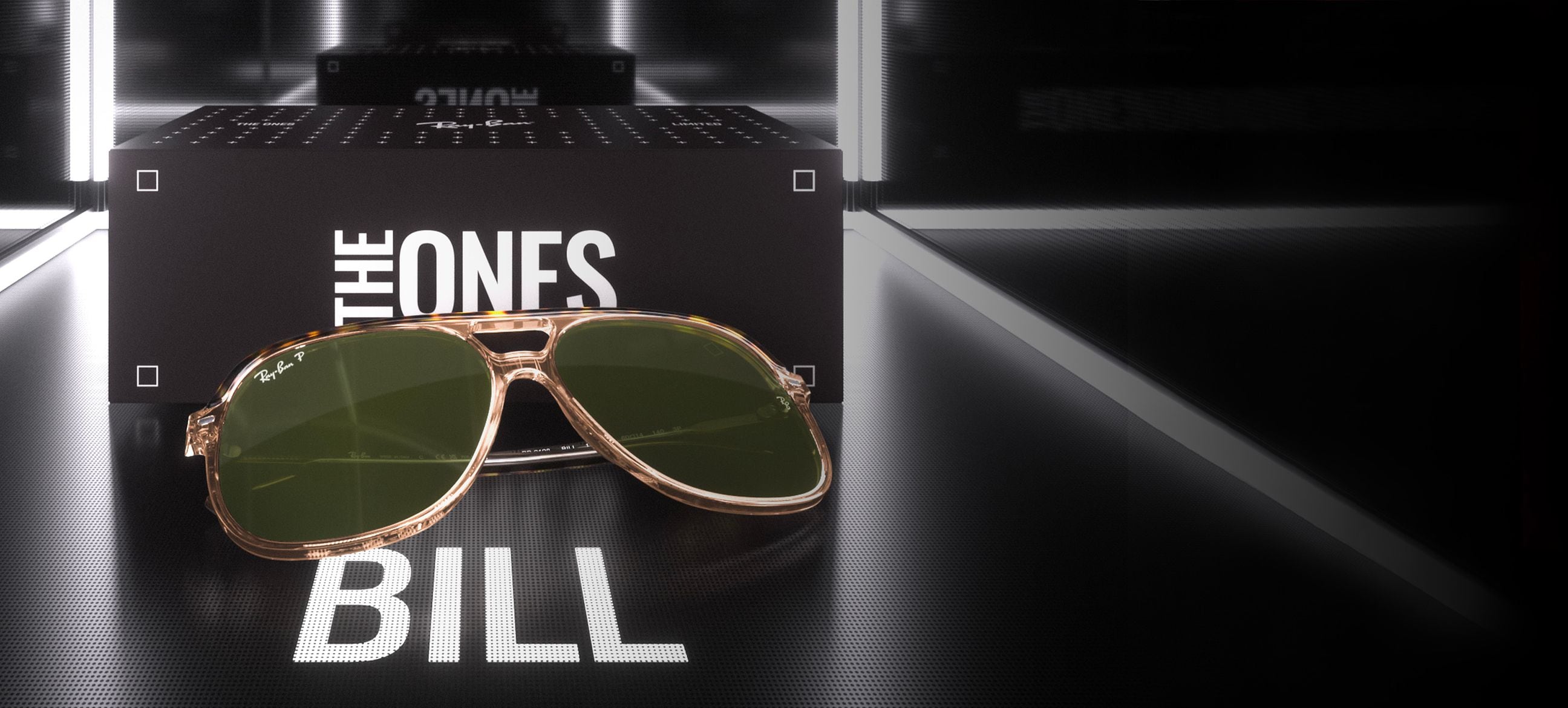 レイバン公式ストア】 Ray-Ban® BILL X THE ONES サングラス | 透明