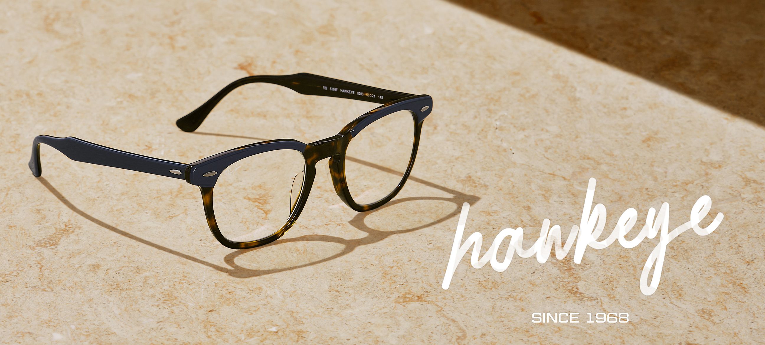HAWKEYE OPTICS Eyeglasses with Blue On Havana Frame - RB5398F