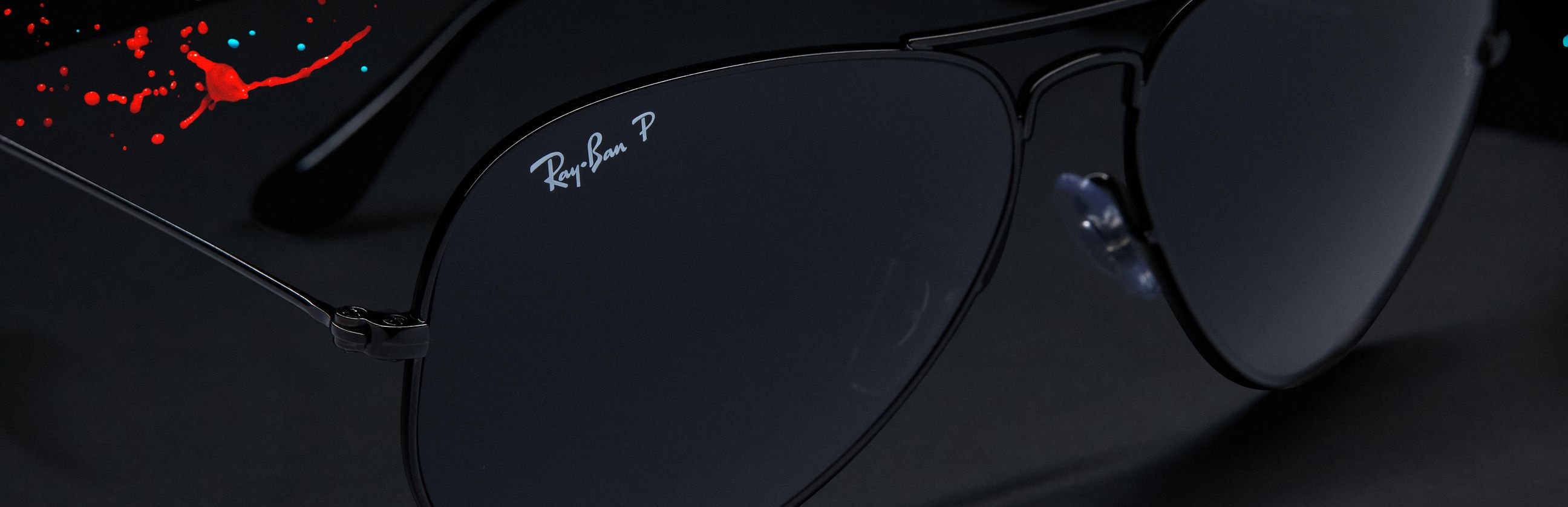 | mit Gläsern Sonnenbrillen polarisierten Ray-Ban® schwarzen