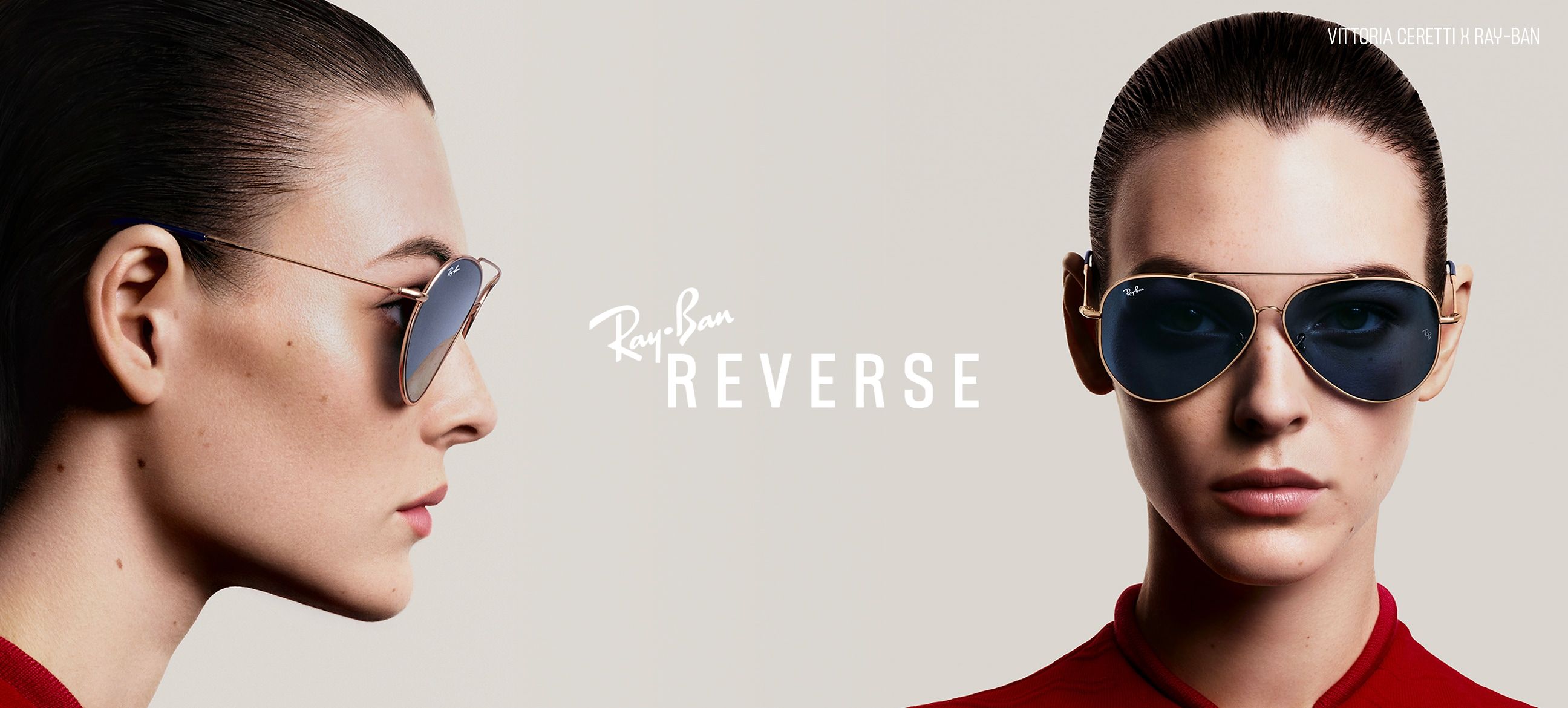 レイバン公式ストア】 Ray-Ban® AVIATOR REVERSE サングラス | ローズ