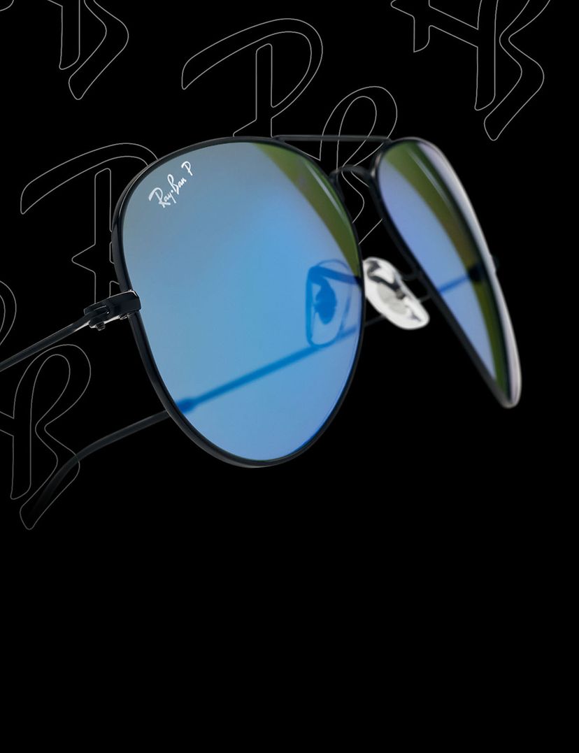 Faux Googly Eye Graphic Aviator Sunglasses -  Denmark