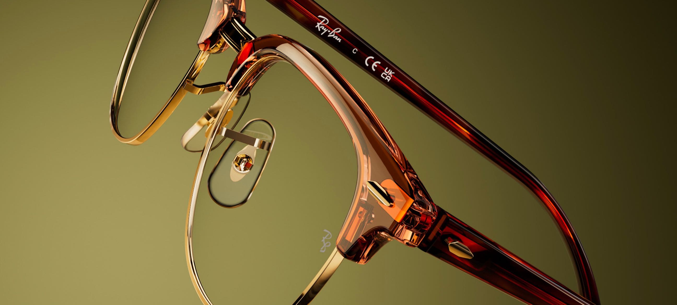 CLUBMASTER OPTICS LIMITED メガネ トランスペアレントブラウン オン