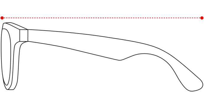 temple length